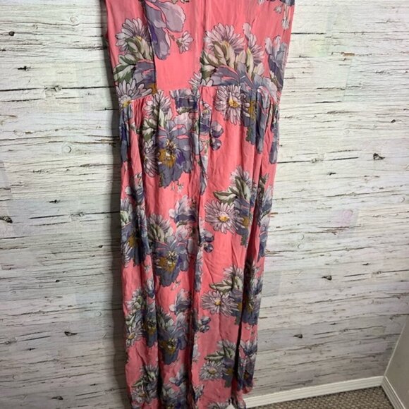 ASOS pink maxi floral dress size 8 - Picture 7 of 8